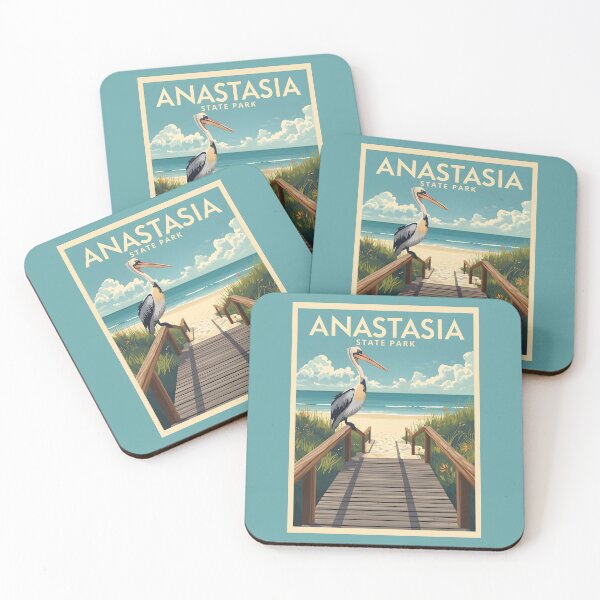 Item preview, Anastasia State Park - Florida  designed and sold by GoodOldVintage.