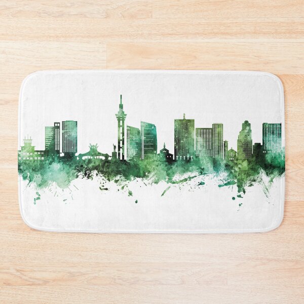Item preview, Kinshasa Democratic Republic of the Congo Skyline designed and sold by ArtPrints.