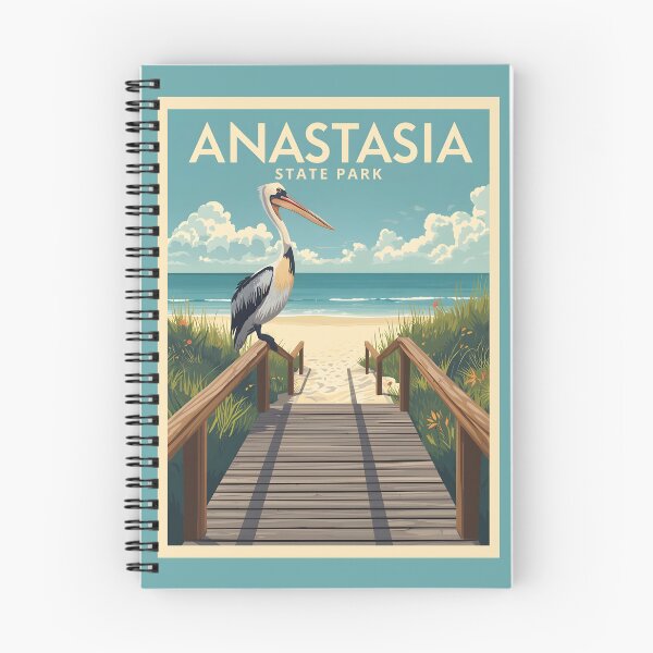 Item preview, Anastasia State Park - Florida  designed and sold by GoodOldVintage.