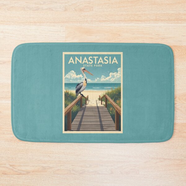 Item preview, Anastasia State Park - Florida  designed and sold by GoodOldVintage.