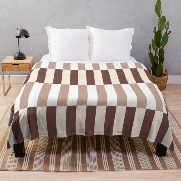 Item preview, Neutral, Brown, Grid, Check, Rectangles designed and sold by OneThreeSix.