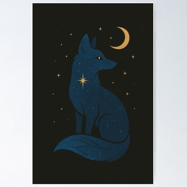 Item preview, Celestial Fox designed and sold by BadaBingBear.