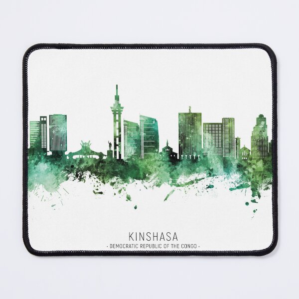 Item preview, Kinshasa Democratic Republic of the Congo Skyline designed and sold by ArtPrints.