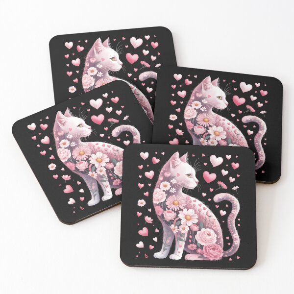 Item preview, Happy Meowentine's Day Girls Cat Valentine's Day designed and sold by brynatshop.