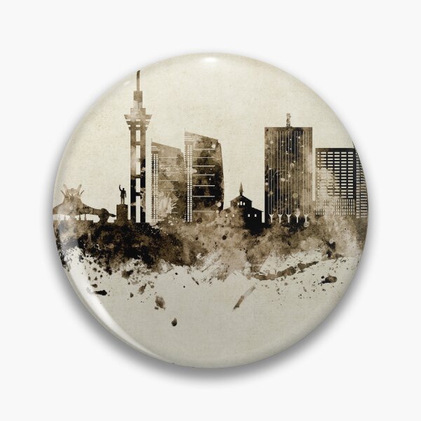 Item preview, Kinshasa Democratic Republic of the Congo Skyline designed and sold by ArtPrints.