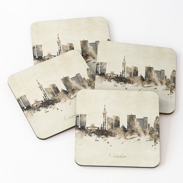 Item preview, Kinshasa Democratic Republic of the Congo Skyline designed and sold by ArtPrints.