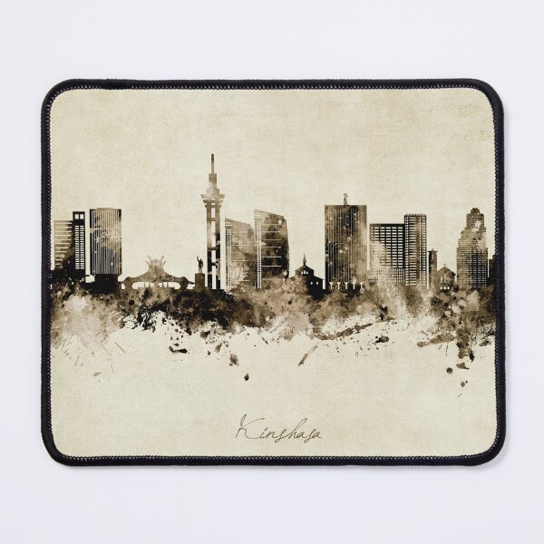 Item preview, Kinshasa Democratic Republic of the Congo Skyline designed and sold by ArtPrints.