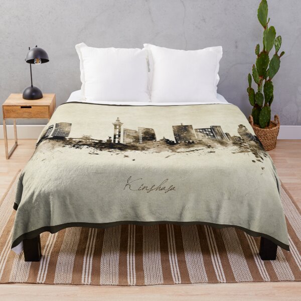 Item preview, Kinshasa Democratic Republic of the Congo Skyline designed and sold by ArtPrints.
