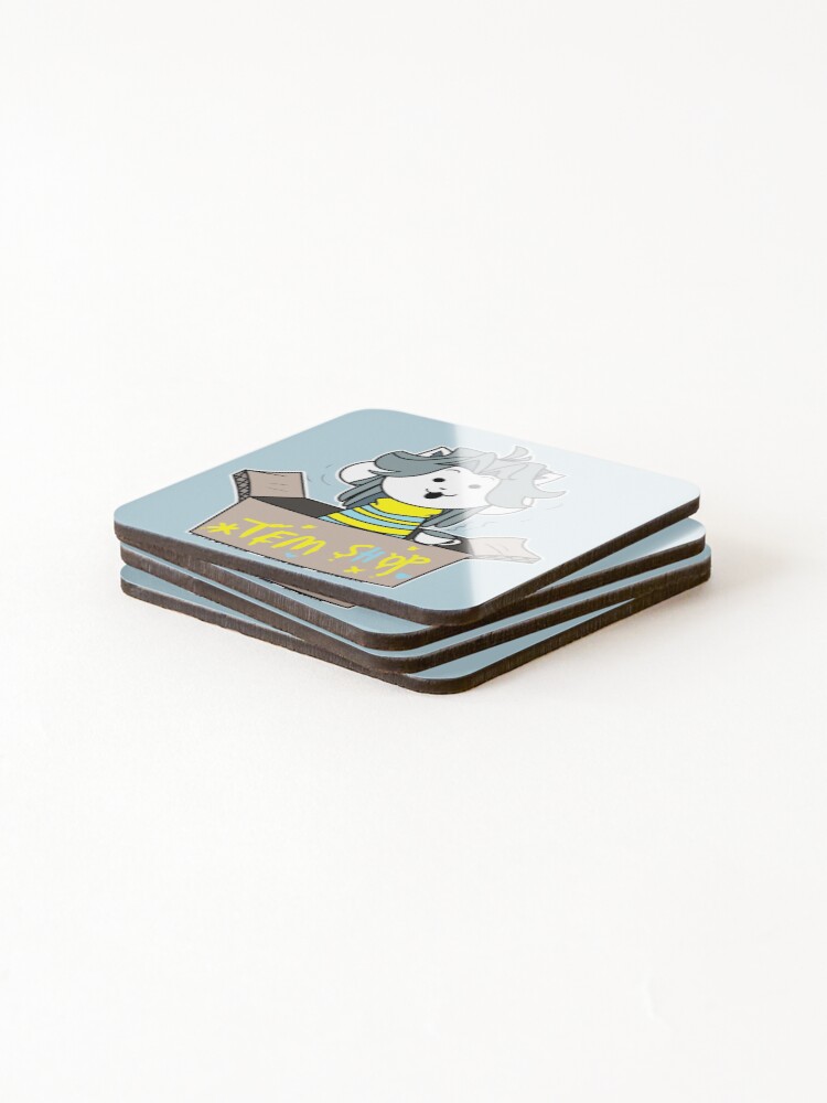 Thumbnail 4 of 5, Coasters (Set of 4), Temmie designed and sold by kimojava.