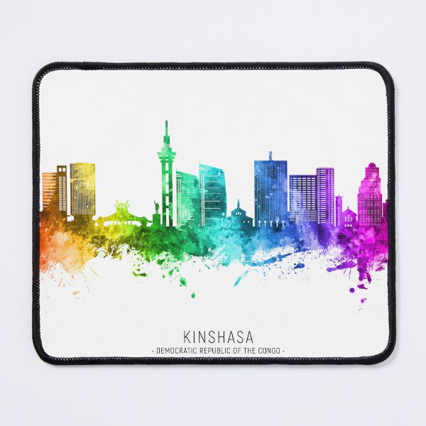 Item preview, Kinshasa Democratic Republic of the Congo Skyline designed and sold by ArtPrints.