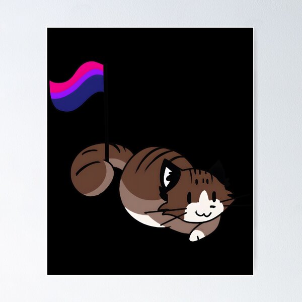 Item preview, Bisexual Flag Cat designed and sold by ydhlsdpk97.