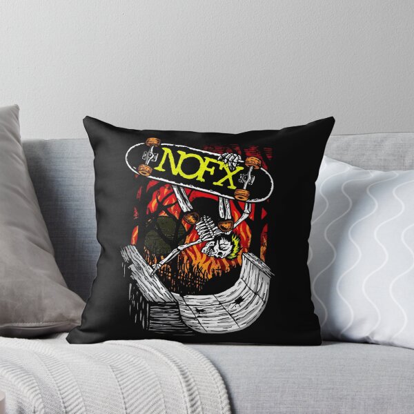 Item preview, Skull Playing Skate With Pop Punk Band Typography designed and sold by ShadeFall.