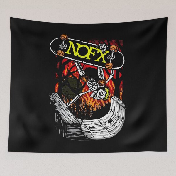Item preview, Skull Playing Skate With Pop Punk Band Typography designed and sold by ShadeFall.