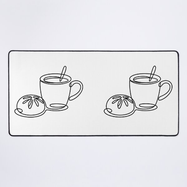 Item preview, Minimalist Coffee and Cinnamon Roll designed and sold by jkrphoto.