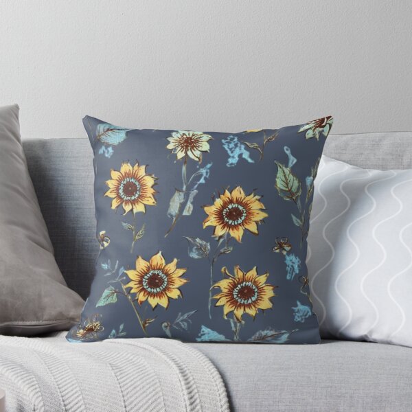 Item preview, Vintage style  sunflowers designed and sold by Nice-patterns.