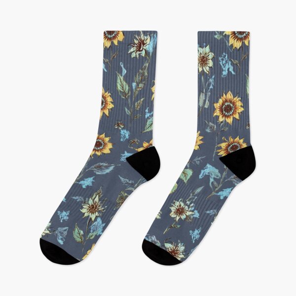 Item preview, Vintage style  sunflowers designed and sold by Nice-patterns.