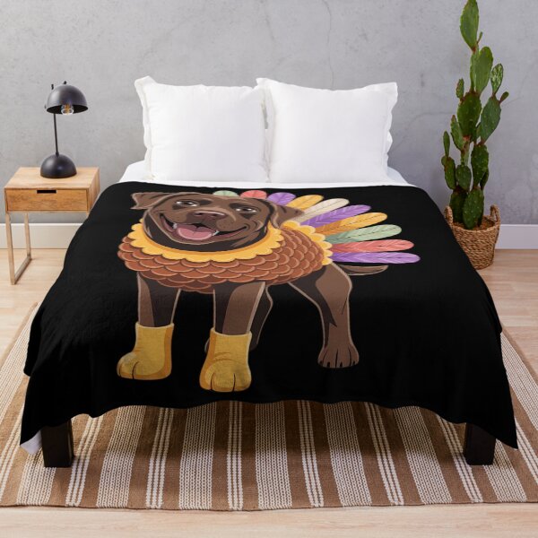 Item preview, Chocolate Lab Turkey Funny Thanksgiving Animal Dog Canine designed and sold by brynatshop.
