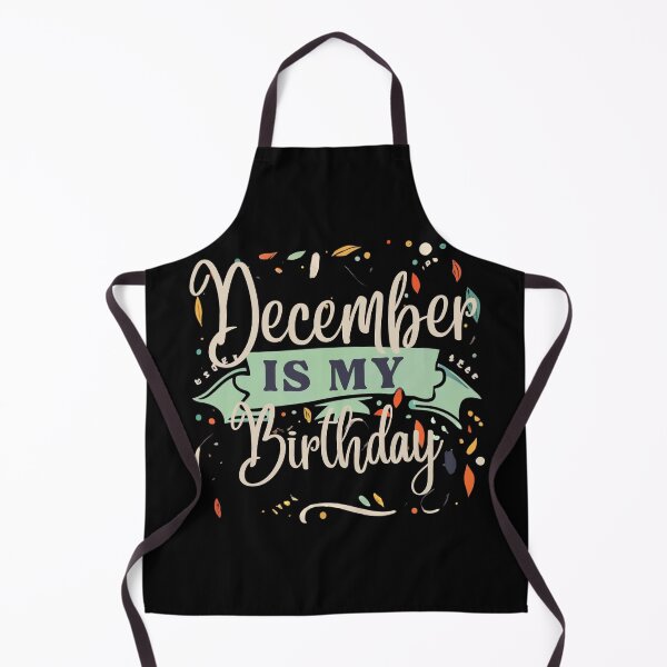 Item preview, December Is My Birthday Typography Illustration – Festive Birthday Month Design designed and sold by Cultradesign.