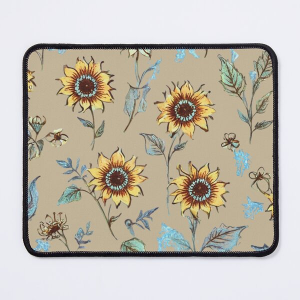 Item preview, Vintage style  sunflowers designed and sold by Nice-patterns.