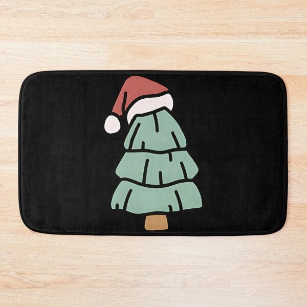 Item preview, Christmas Tree With A Santa Hat designed and sold by alishaocstacy.