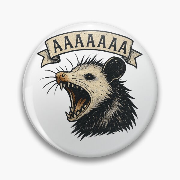 Item preview, Screaming Possum — AAAAAAA  designed and sold by BadaBingBear.