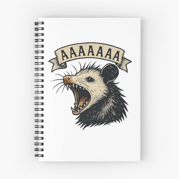 Item preview, Screaming Possum — AAAAAAA  designed and sold by BadaBingBear.