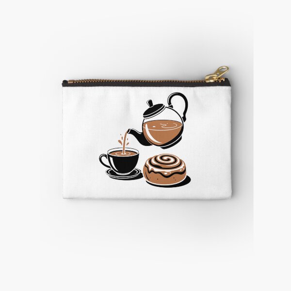 Item preview, Tea Pouring with Cinnamon Roll designed and sold by jkrphoto.