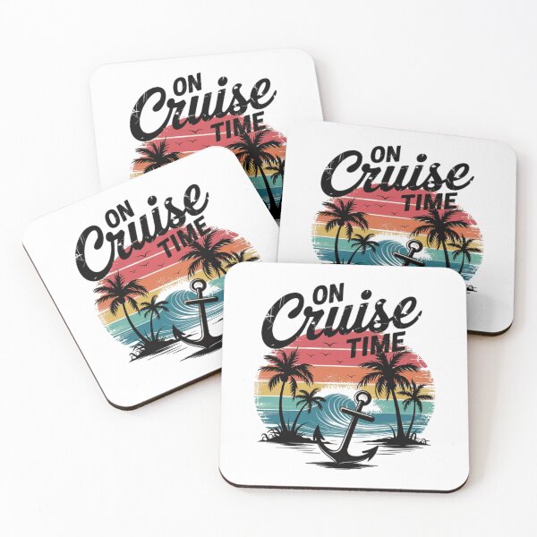 Item preview, On Cruise Time Coconut Tree Summer Vacation  designed and sold by SlogariArt.