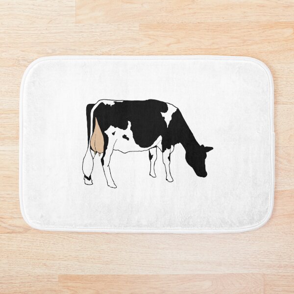 Item preview, Vaca lechera, Holstein, blanco y negro, dibujo original, granja, campo, ganado designed and sold by JoyfulWhimsy.