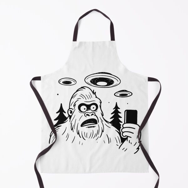 Item preview, Funny bigfoot sasquatch ufo selfie designed and sold by will freed18.