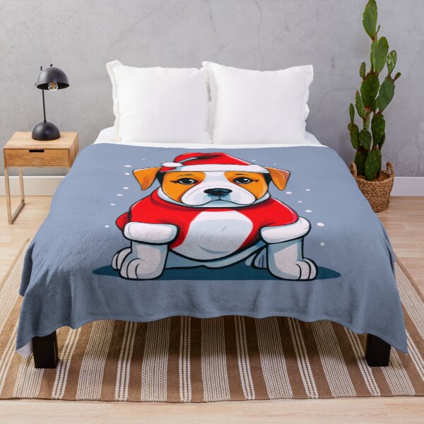 Item preview, Dog in a Santa Hat designed and sold by Zofia Sosnecka.