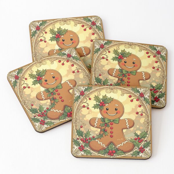 Item preview, Gingerbread Man Cookies Festive Christmas designed and sold by taiche.