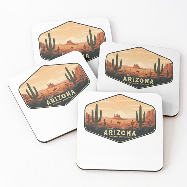 Item preview, Arizona The Grand Canyon State Vintage Travel Souvenir Art  designed and sold by LittleArij.