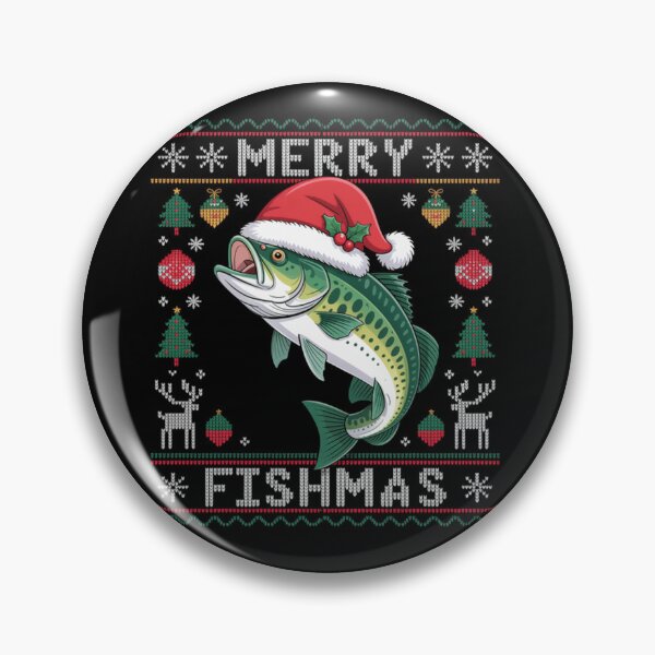 Item preview, Merry Fishmas Fishing Christmas Ugly designed and sold by SlogariArt.