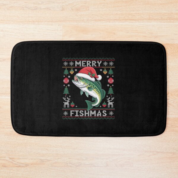 Item preview, Merry Fishmas Fishing Christmas Ugly designed and sold by SlogariArt.