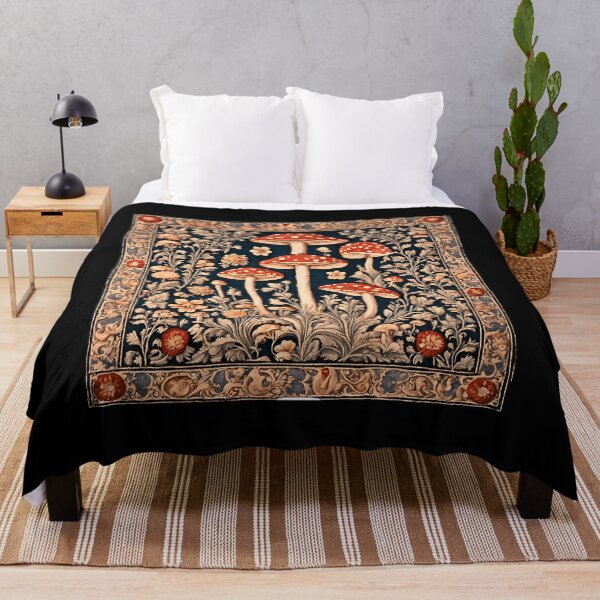 Item preview, Dark Cottagecore Mushroom Medieval Tapestry designed and sold by ydhlsdpk97.