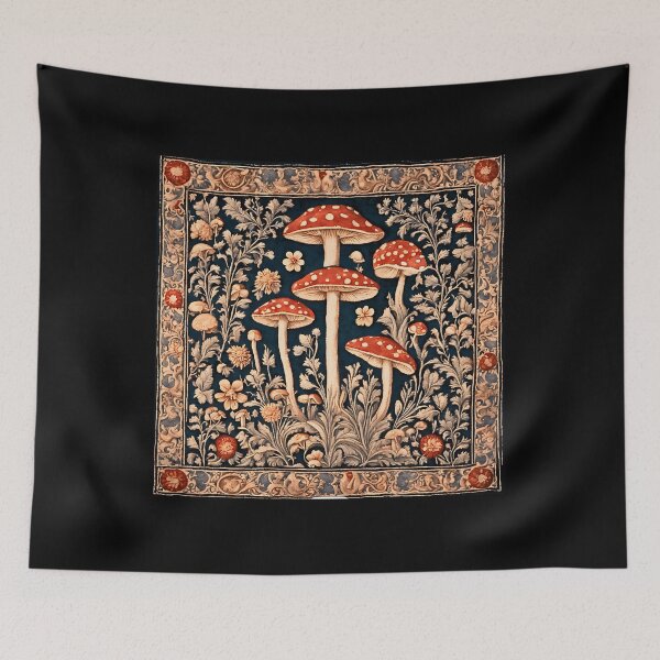 Item preview, Dark Cottagecore Mushroom Medieval Tapestry designed and sold by ydhlsdpk97.