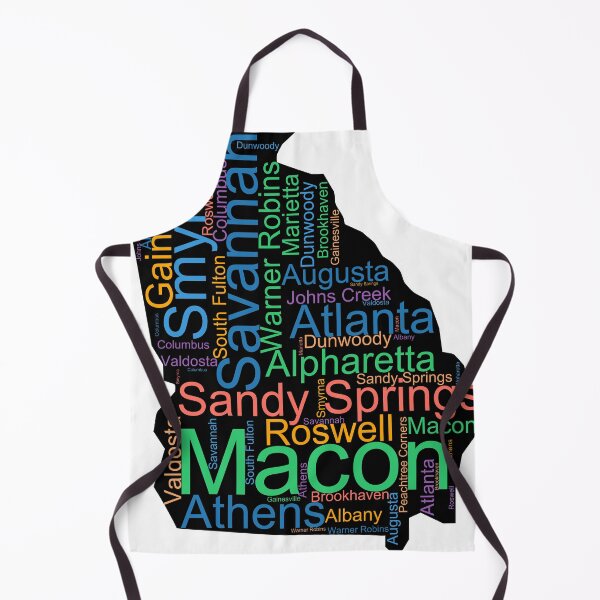 Item preview, Georgia Word Art With Cities designed and sold by TheIconSmith.
