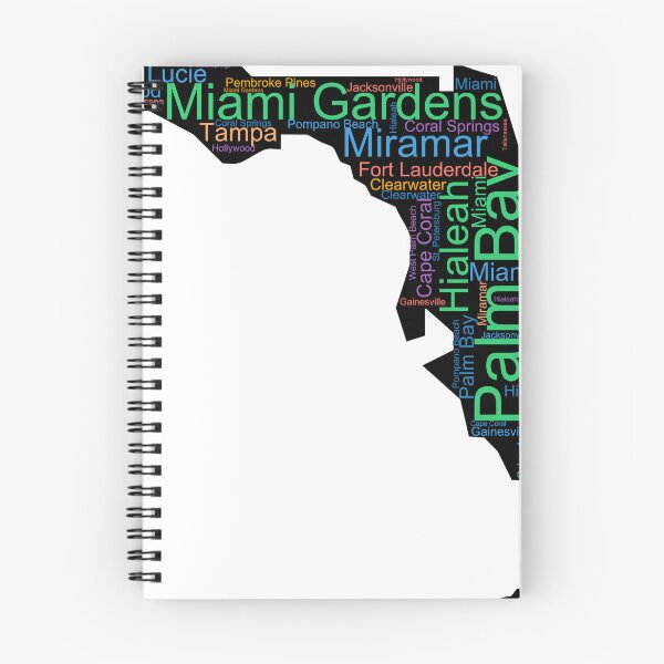 Item preview, Florida Word Art With Cities designed and sold by TheIconSmith.
