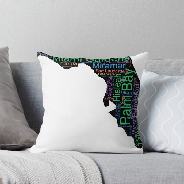 Item preview, Florida Word Art With Cities designed and sold by TheIconSmith.