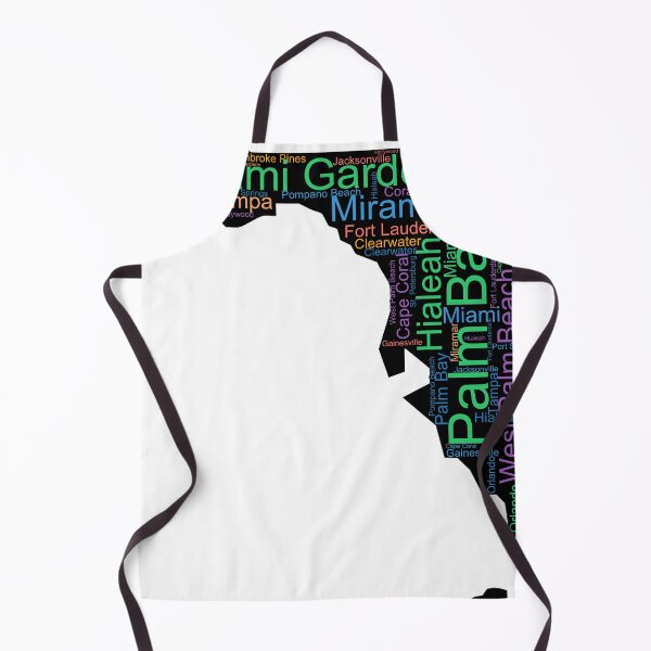 Item preview, Florida Word Art With Cities designed and sold by TheIconSmith.