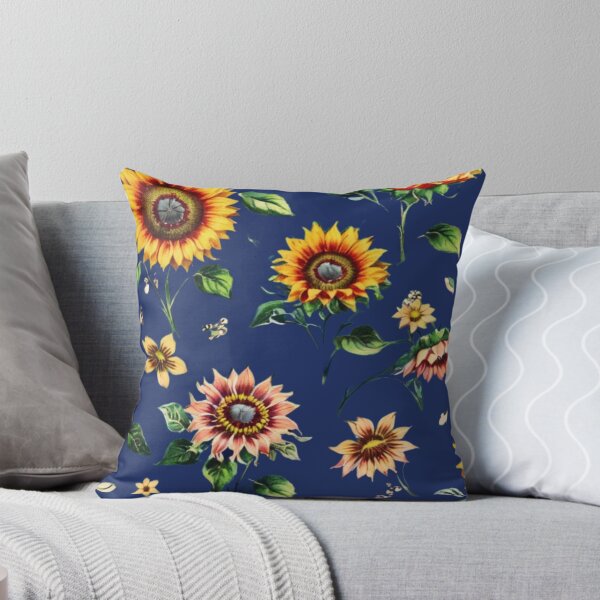 Item preview, Vintage style  sunflowers designed and sold by Nice-patterns.