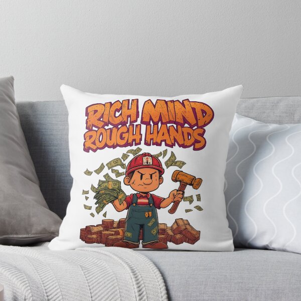 Item preview, Rich Mind, Rough Hands – Gold Hammer Money Rain designed and sold by Design Orbit.