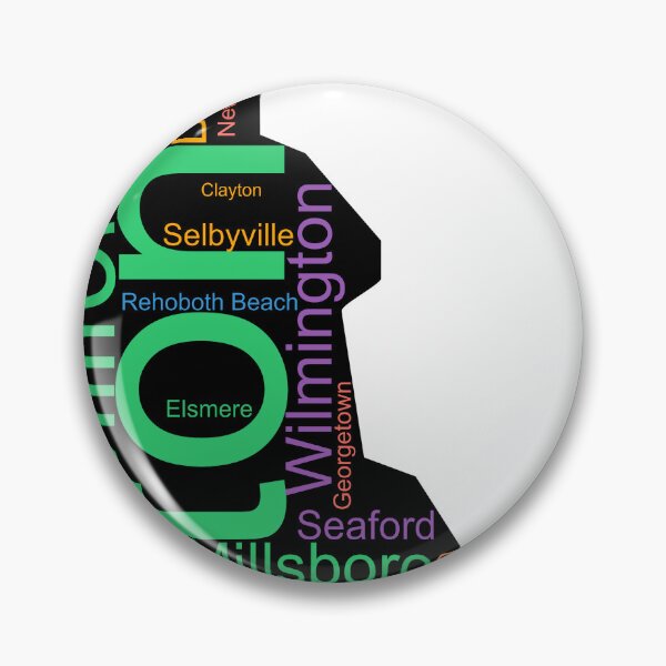 Item preview, Delaware Word Art With Cities designed and sold by TheIconSmith.