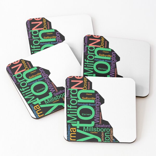 Item preview, Delaware Word Art With Cities designed and sold by TheIconSmith.