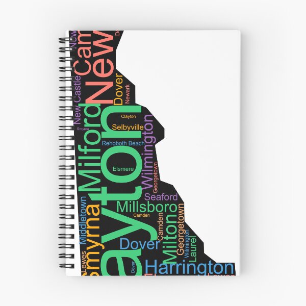 Item preview, Delaware Word Art With Cities designed and sold by TheIconSmith.