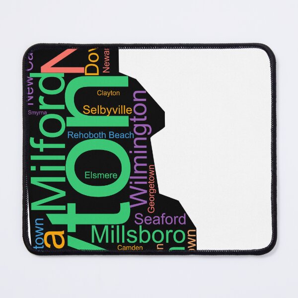 Item preview, Delaware Word Art With Cities designed and sold by TheIconSmith.