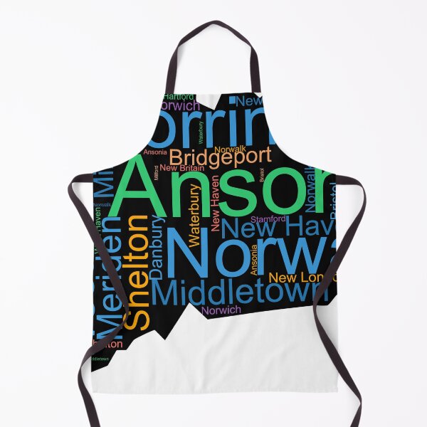 Item preview, Connecticut Word Art With Cities designed and sold by TheIconSmith.