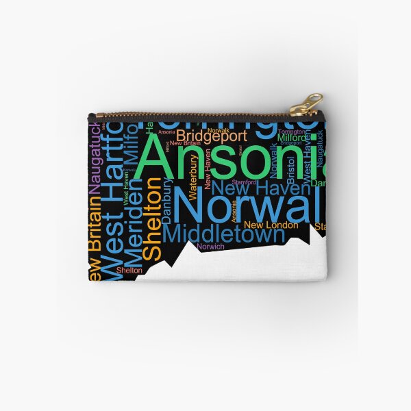 Item preview, Connecticut Word Art With Cities designed and sold by TheIconSmith.
