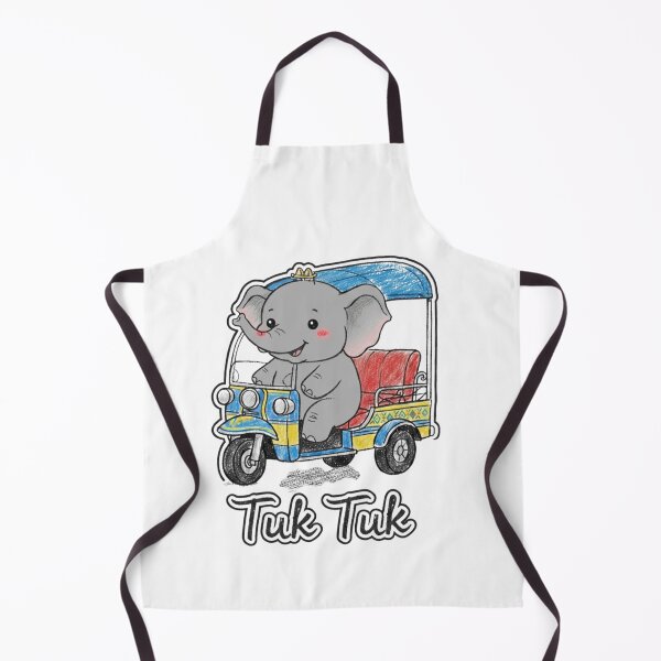 Item preview, Elephant Tuk Tuk Ride T-Shirt | Kawaii Thai Travel Sketch Art designed and sold by loccotown168.
